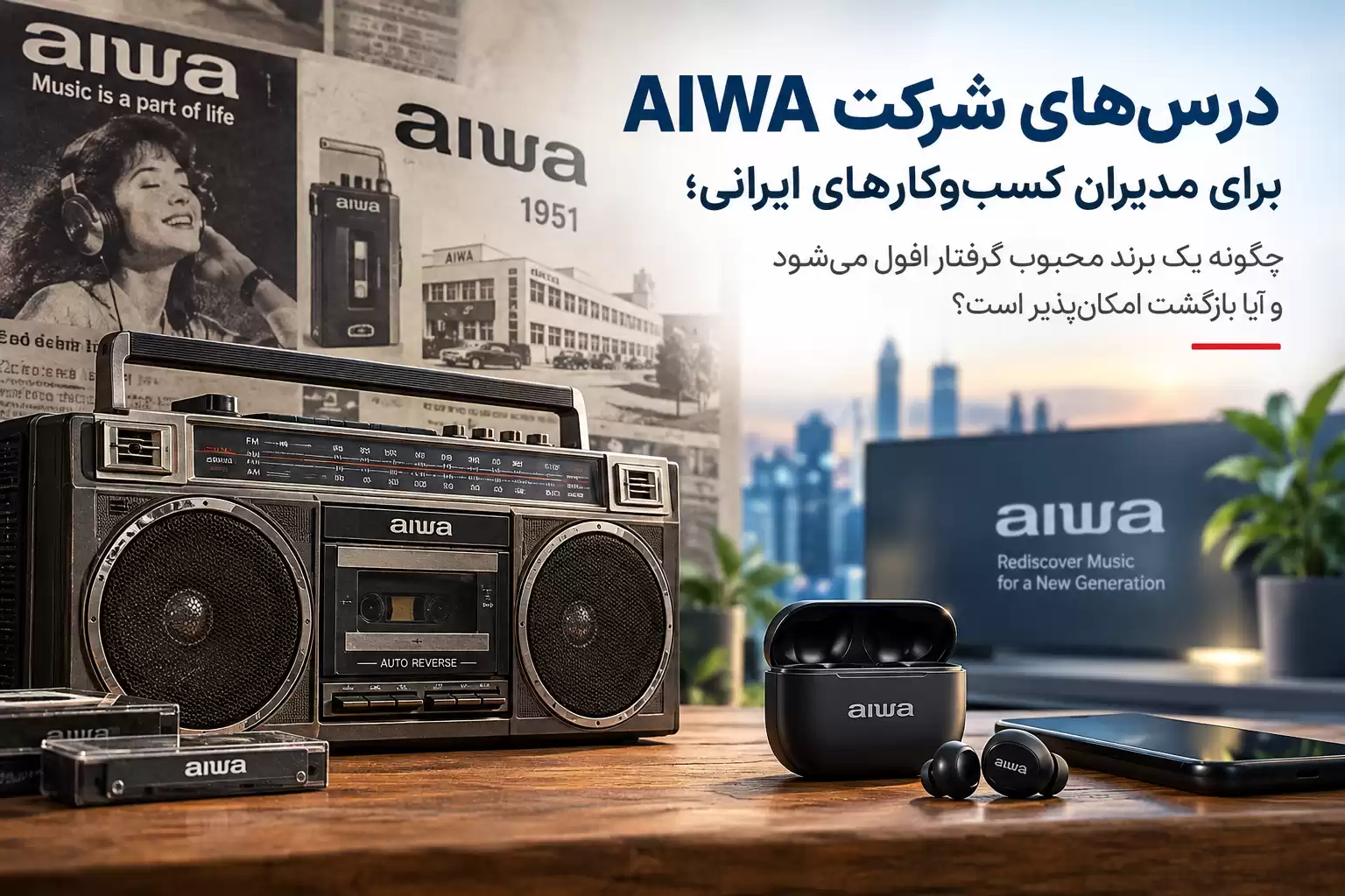 درس‌های شرکت AIWA برای مدیران کسب‌وکارهای ایرانی